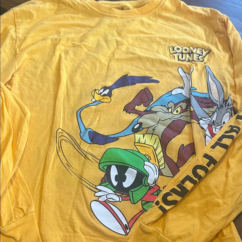 Warner Bros. Looney Tunes Vibrant Yellow Tee